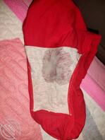 打胶妈妈红色内裤0