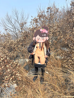 爬山露出，有喜欢的吗，最近天天拍户外