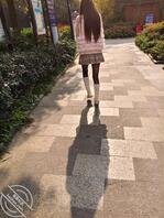 冬日街拍黑丝白丝、JK嫩妹1