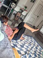 我的丈母娘 看见这脚丫硬的不行1