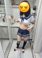 【暗水原创】126.给表姐刮逼毛，猛操穿着TK的表姐，小溪水声清澈0