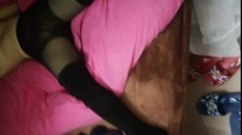 高跟长筒靴少妇