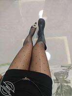 《我的骚货情人》黑丝马油波点袜长靴0