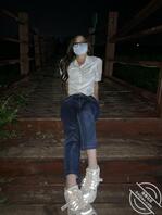 （真实原创）今晚和表姐逛湿地公园2