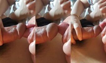 看看我老婆的口活