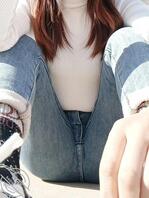 大姨子牛仔裤真漂亮0