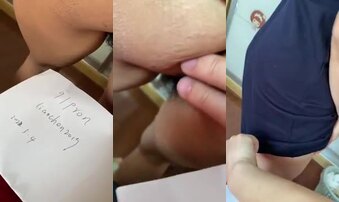 老婆第一次露出自拍