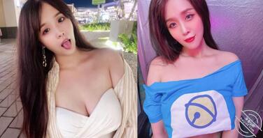 F 乳辣模「果冻儿」小叮噹衣穿上身！网友：帮我实现所有愿望