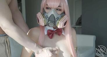 【福利】冷傲黑丝女兔女郎被无套爆插0