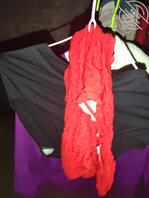 妈妈不在家，只能用她的内裤打一下了2