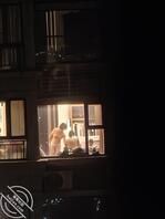 拍到对面楼上洗完澡没穿衣服