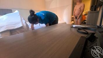 酒店露出，太刺激0