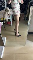 人妻的腿翘起来的高跟鞋0