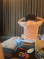 和姐姐的闺蜜一起洗脚0