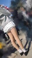 真实校园街拍女大学生
