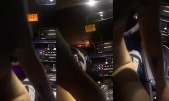 高速上 受不了 震了起来