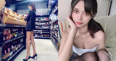 “大卖场长腿正妹”是她！178 cm 辣模“苏蔚”靠逆天美腿收服网友2