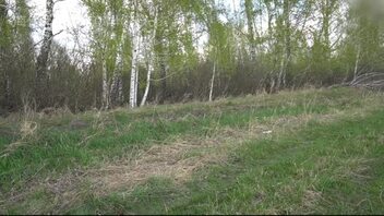 窈窕淑女被绑到野外，在车后面被操了