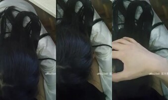 妹妹干不动了只好帮我口