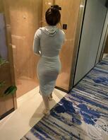 酒店门口偷听被暴力打桩的艾婷婷0