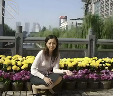 早期在济南泉城广场，大明湖等照片，线上找她的资料2