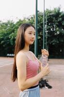 90后酷似霍思燕清纯网球小美女1