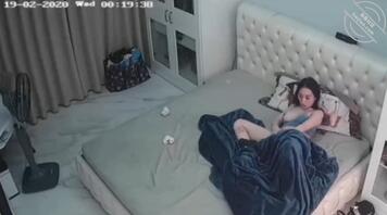 家庭 监控 摄像头偷拍自慰 041