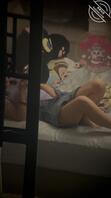 深夜偷拍少妇一个人在家