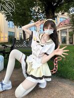 过膝白丝