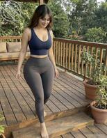 原来姐姐只是“肉感显大”，实际身高超娇小1