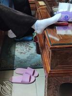 今天的骚妈穿的棉袜1