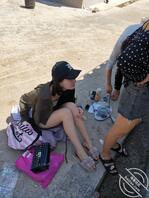 偷偷拍大白腿，好想射在上面0