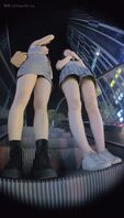 抄底系列【2】两对长腿闺蜜，这腿真是绝了