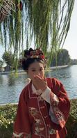 北京旅游三四天，骚货汉服照0