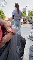 街头露出41