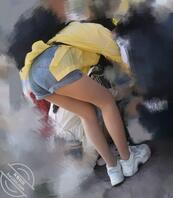 校门口捕获肉丝贱货女大学生