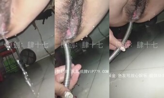 「原创」变态肛塞深肛门菊花灌肠开发（重口调教）