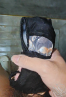 小姨的蕾丝花边绑绳内裤1