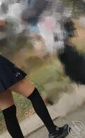 校园街拍女大学生，黑丝系列1