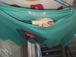 新搬来偷窥女邻居内衣