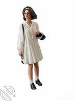 抄底CD白连衣裙0