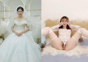 【露脸反差】大方展示新婚娇妻逼脸同框照0