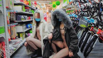 大胆露出，良心贴0