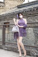 紫色旗袍2