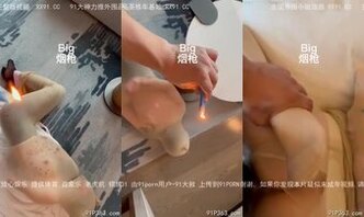 套上丝袜调教母狗玩滴蜡最后射了一身精液